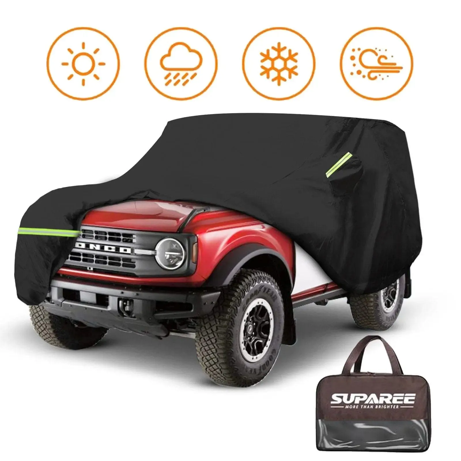 2/4 doors waterproof Cover for Ford Bronco 2021 2022 2023