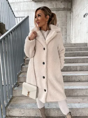 Autumn and Winter Women's Popular Wool Long Sleeve Long Coat