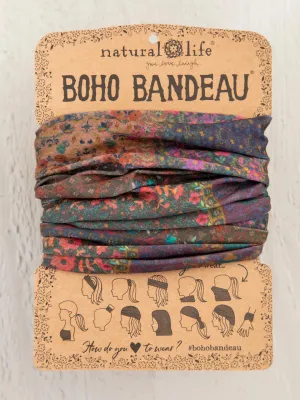 Boho Bandeau by Natural Life - Dark Patchwork