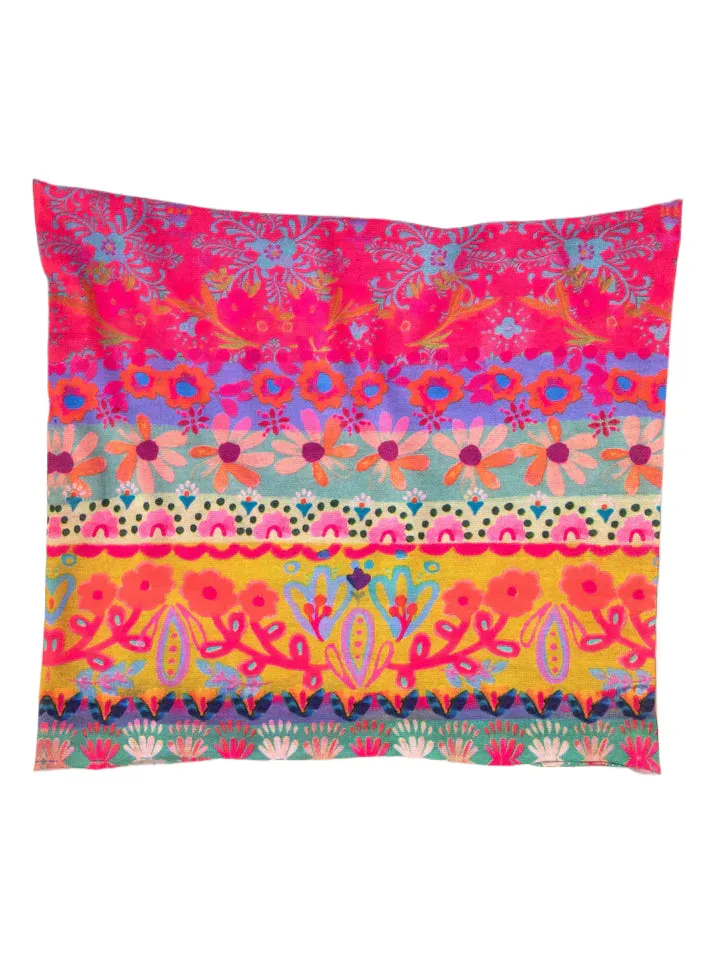 Boho Bandeau Half Pink Om Border