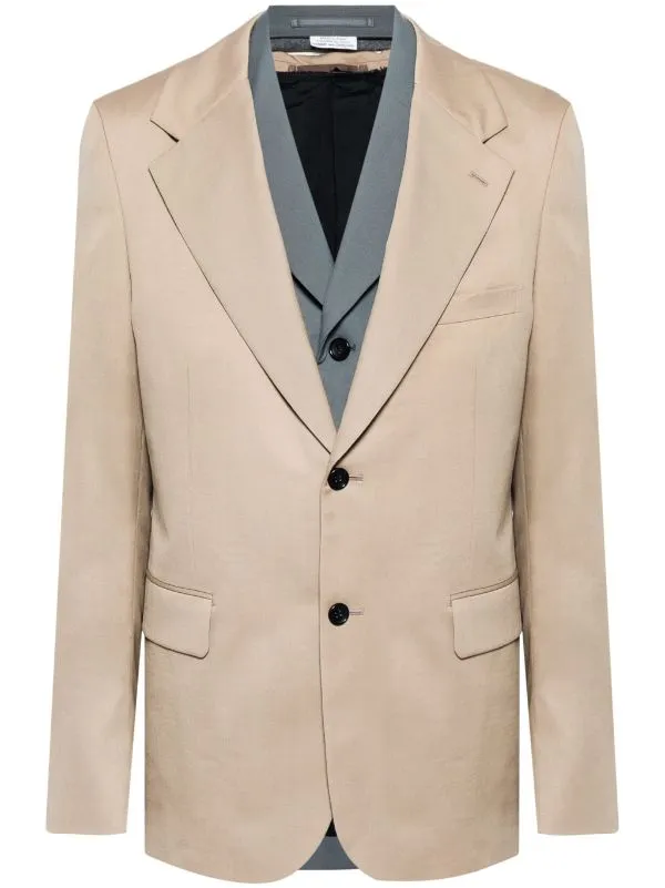 COMME DES GARCONS HOMME PLUS - Men Wide Lapel Pocket Jacket