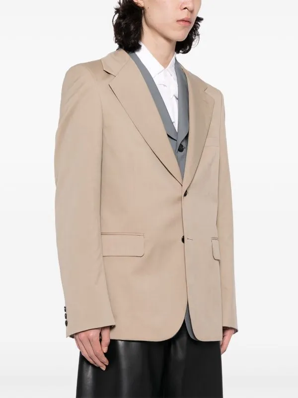 COMME DES GARCONS HOMME PLUS - Men Wide Lapel Pocket Jacket