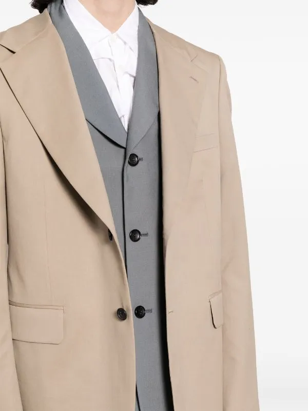 COMME DES GARCONS HOMME PLUS - Men Wide Lapel Pocket Jacket