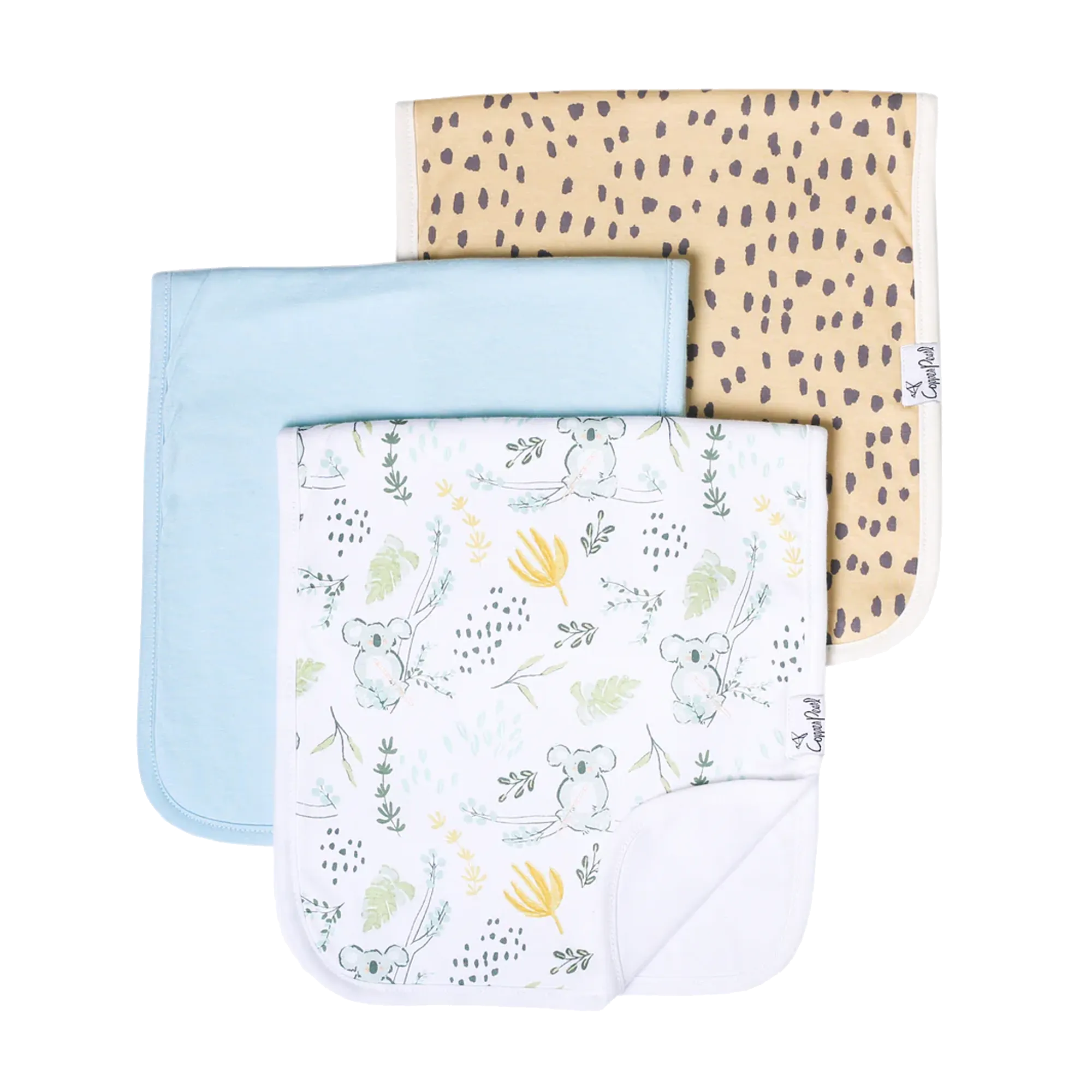 COPPER PEARL Burp Cloths - Aussie