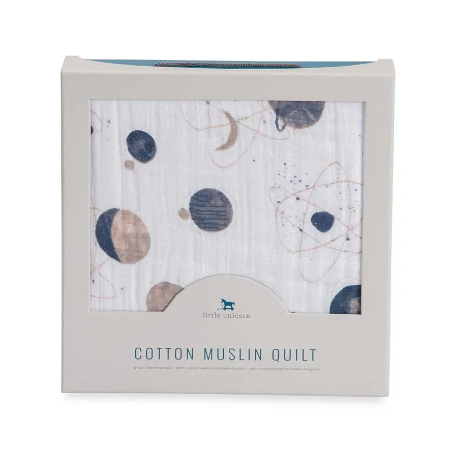 Cotton Muslin Quilt – Planetary