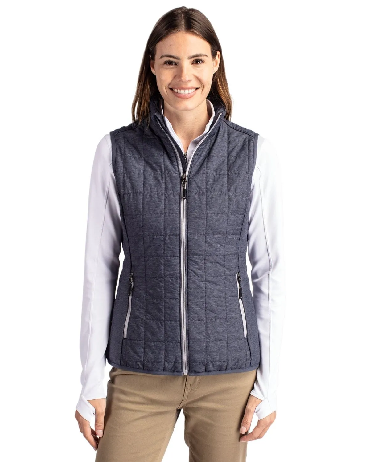 Cutter & Buck - Women's Rainier PrimaLoft Eco Full Zip Vest