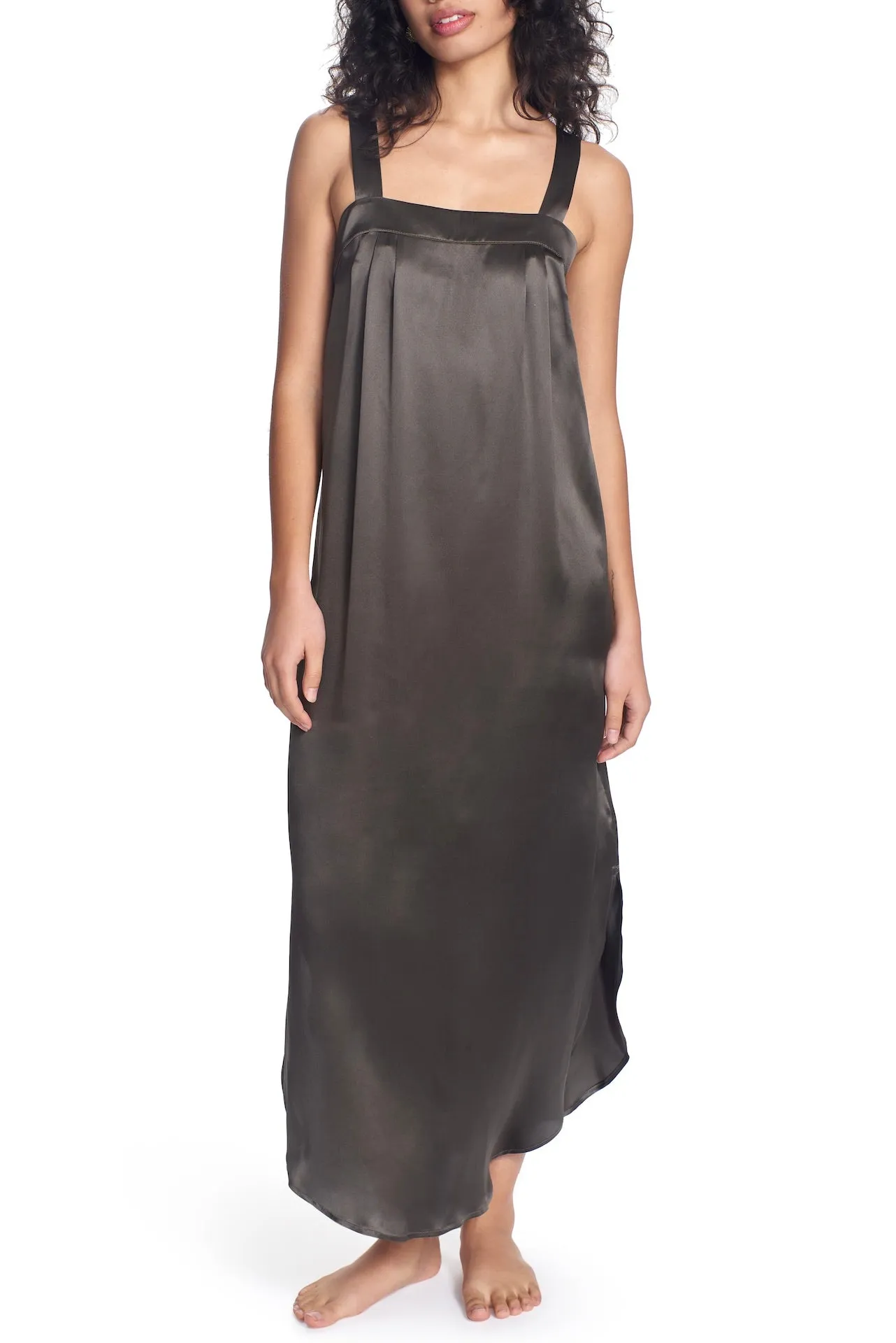 ELOISE SILK LOUNGE DRESS