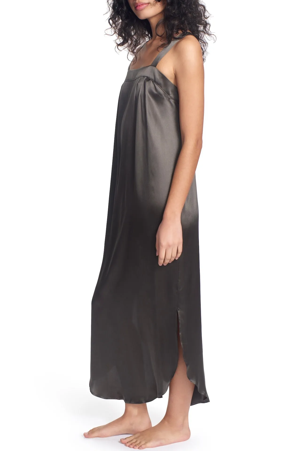 ELOISE SILK LOUNGE DRESS