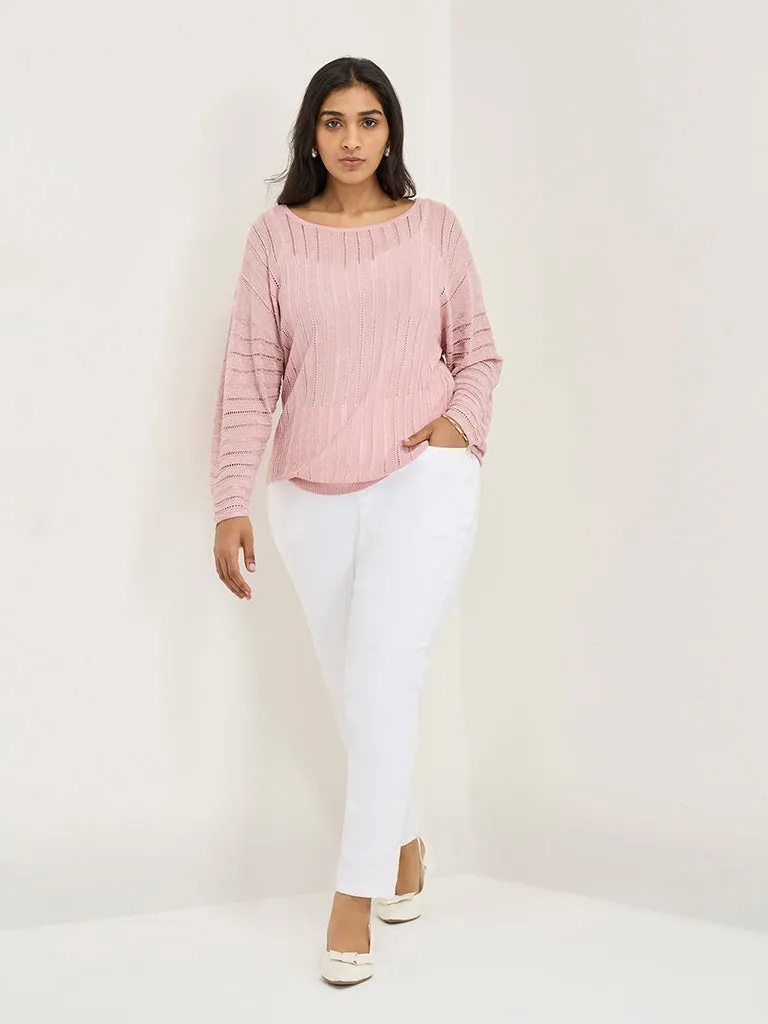 Gia Pink Knitted Sweater