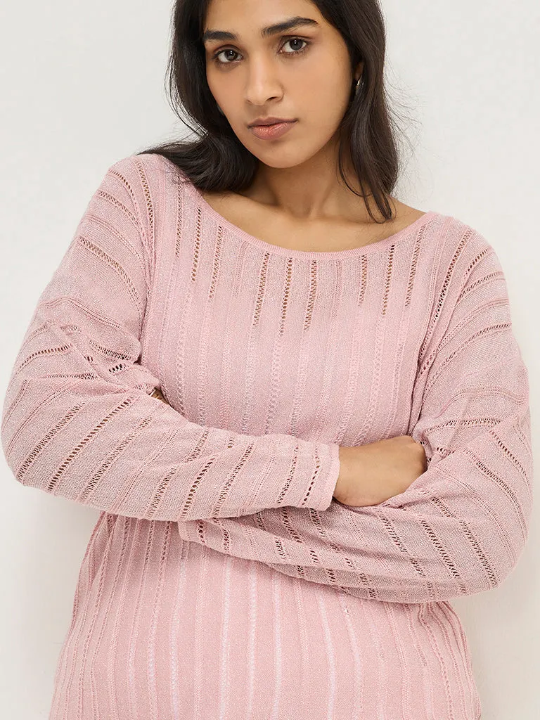 Gia Pink Knitted Sweater
