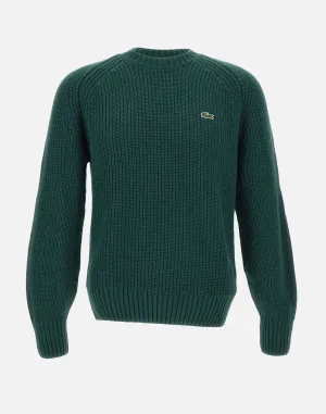 Green Wool Sweater for Men