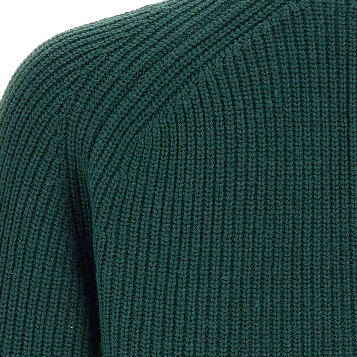 Green Wool Sweater for Men