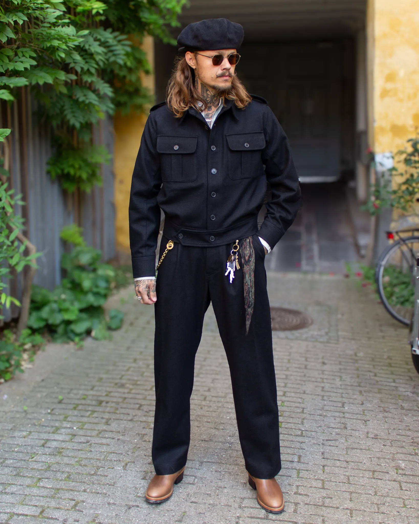 Hansen Garments, Sander, Black Wool