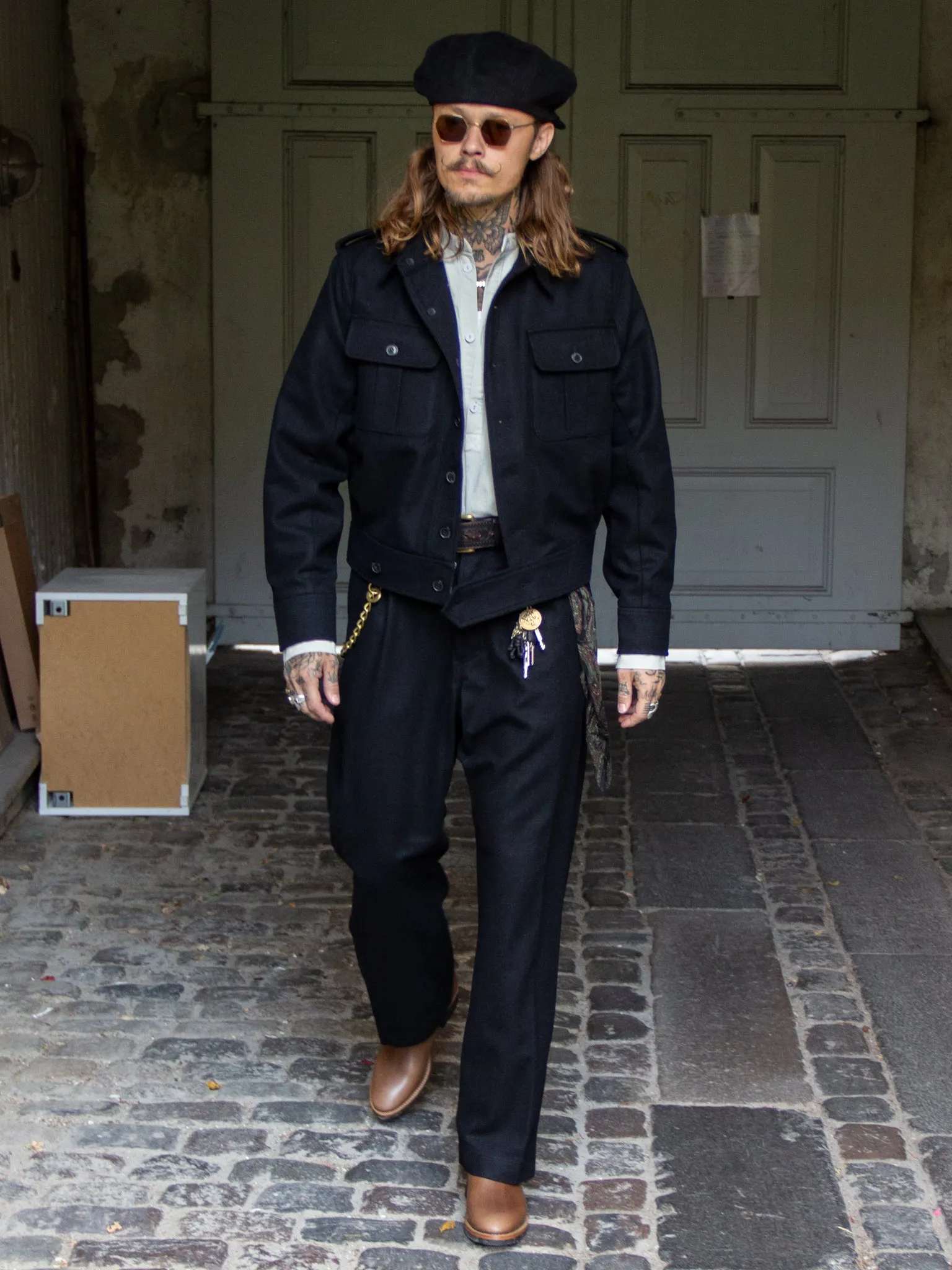 Hansen Garments, Sander, Black Wool
