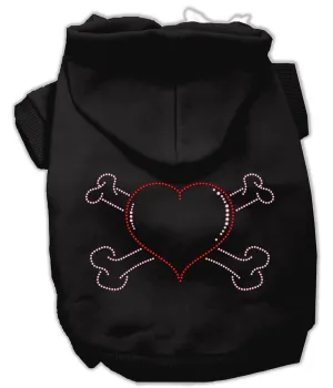 Heart and Crossbones Hoodies Black XXL (18)