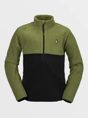 Kids Youth Polar Fleece Pullover - Military