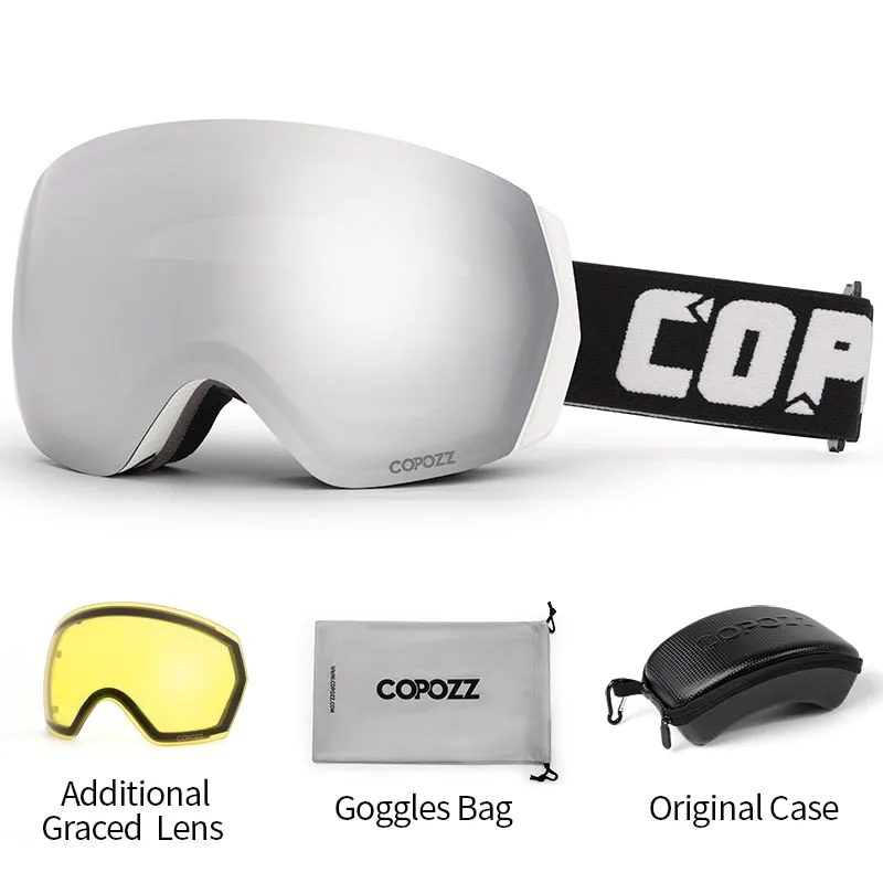 Professional Ski Goggles Double Layers Anti-fog UV400 Men Women Winter Snowmobile Eyewear Snowboard Sports Glasses