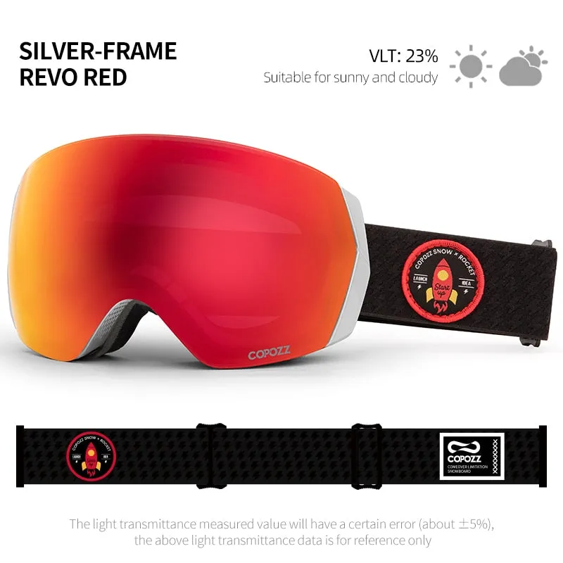 Professional Ski Goggles Double Layers Anti-fog UV400 Men Women Winter Snowmobile Eyewear Snowboard Sports Glasses