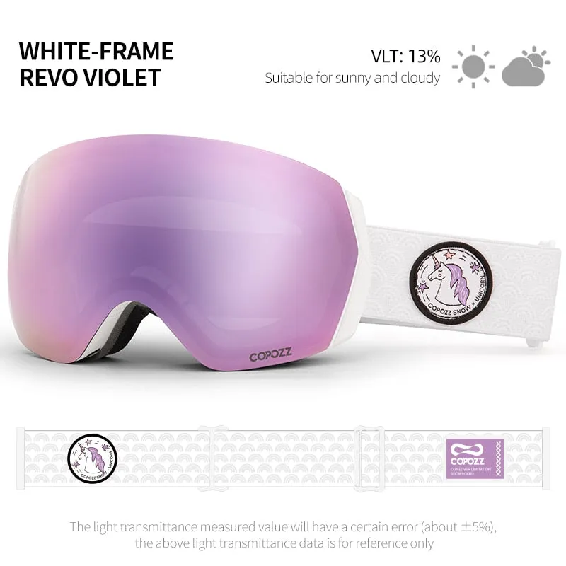 Professional Ski Goggles Double Layers Anti-fog UV400 Men Women Winter Snowmobile Eyewear Snowboard Sports Glasses