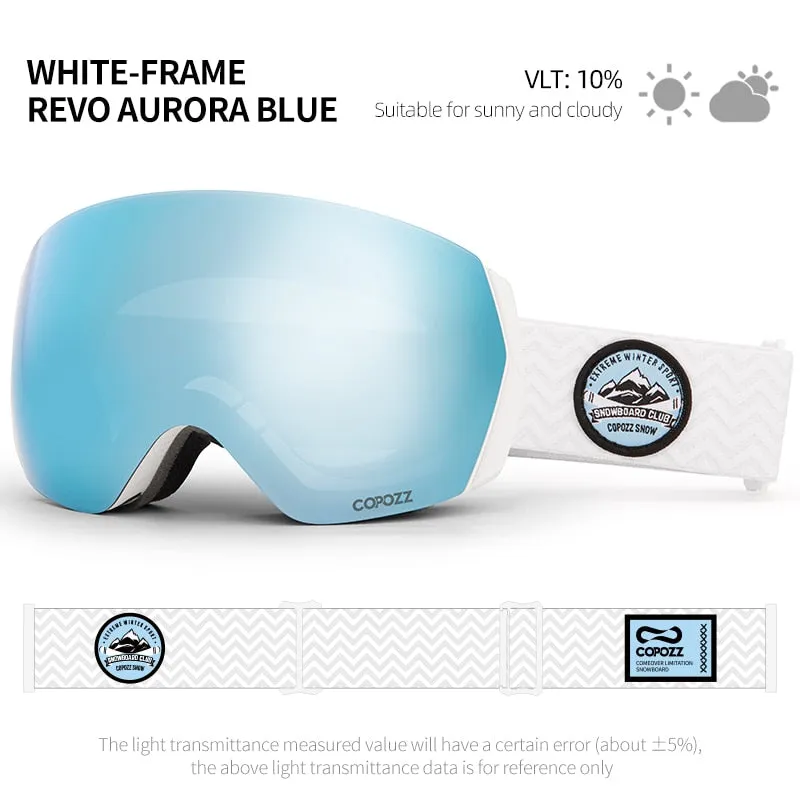 Professional Ski Goggles Double Layers Anti-fog UV400 Men Women Winter Snowmobile Eyewear Snowboard Sports Glasses