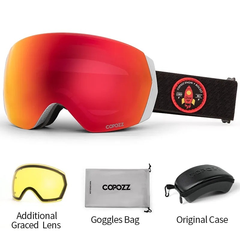 Professional Ski Goggles Double Layers Anti-fog UV400 Men Women Winter Snowmobile Eyewear Snowboard Sports Glasses