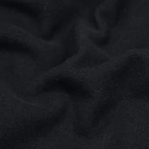 Remnant - 60cm - Deadstock Felted Wool Blend Coating - Midnight Blue