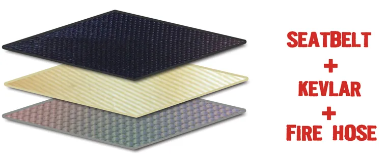 Seat Belt / Kevlar / Fire Hose Chest Plate