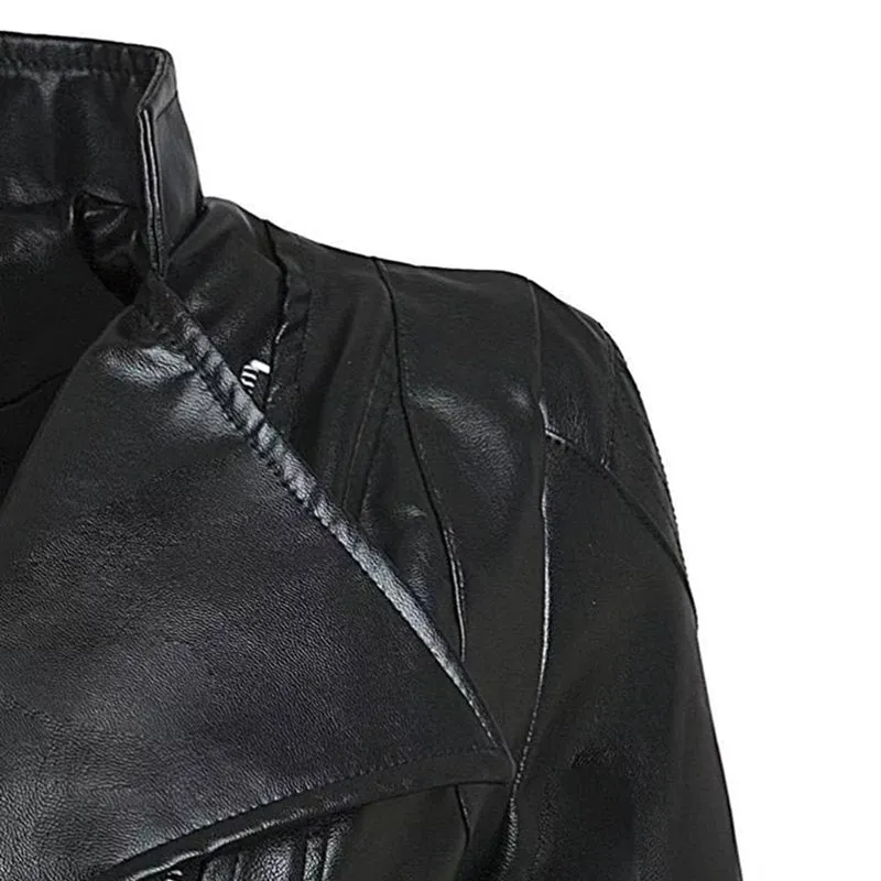 Women Black Faux Leather Jackets